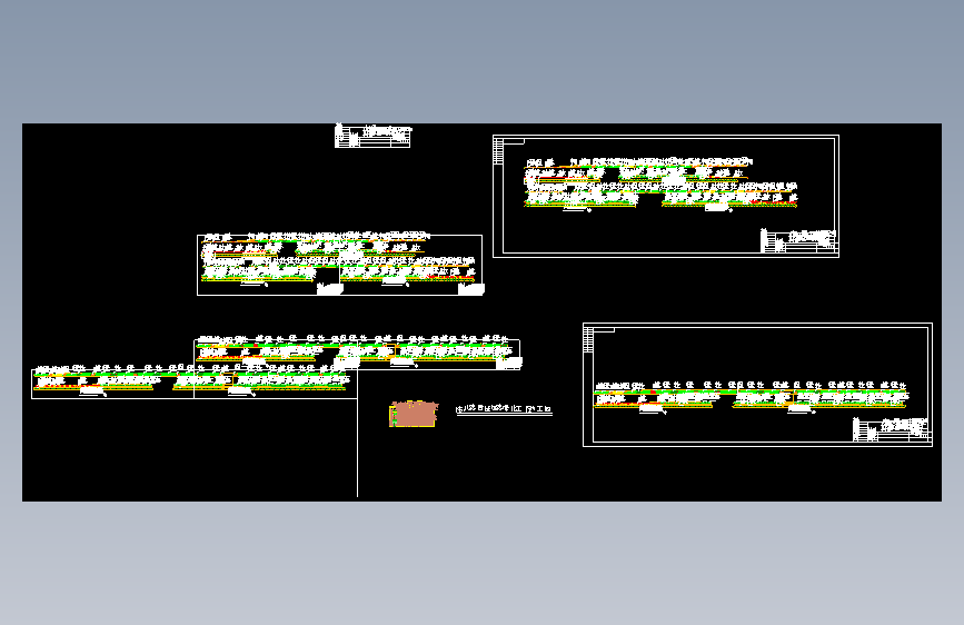 112、纬八路西延道路绿化工程竣工图