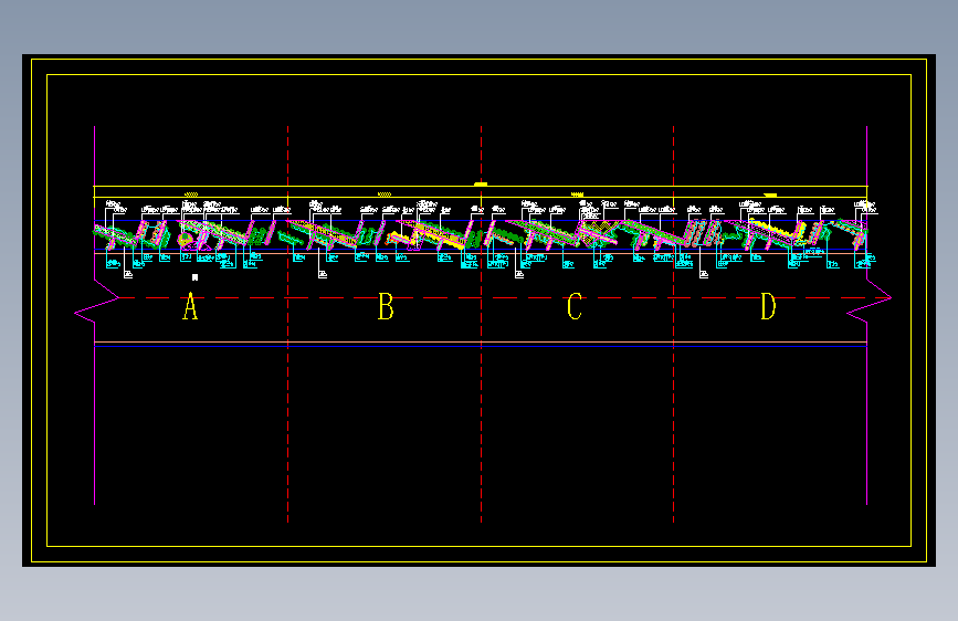 116、市政道路标准段景观设计方案大样图