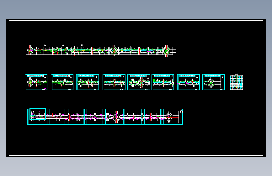 146、道路绿化施工图