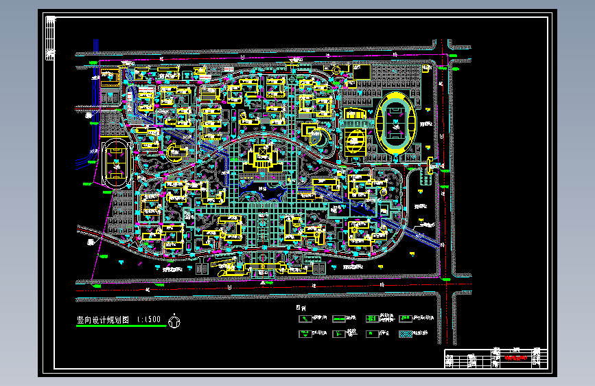 某大学校区详细规划图