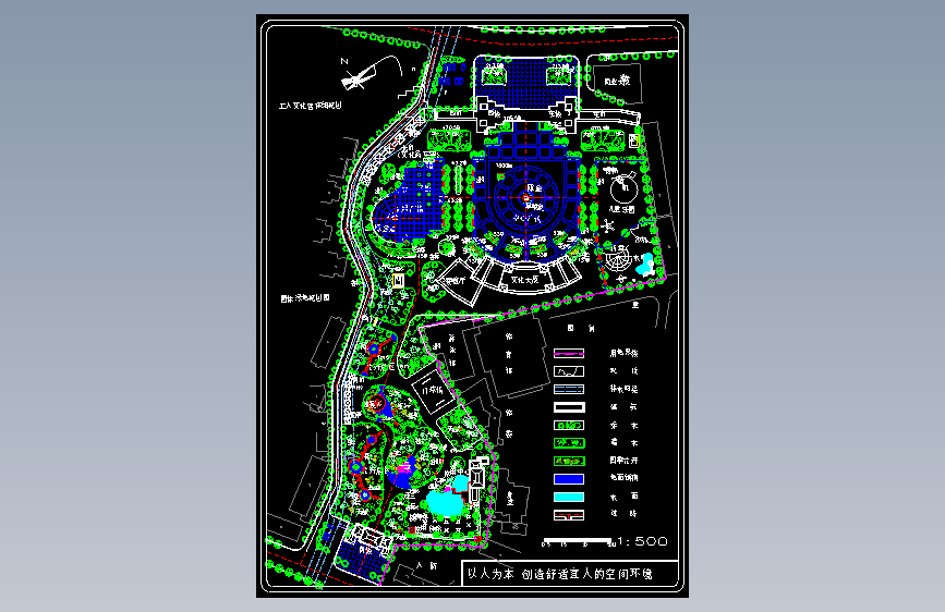文化宫绿化平面