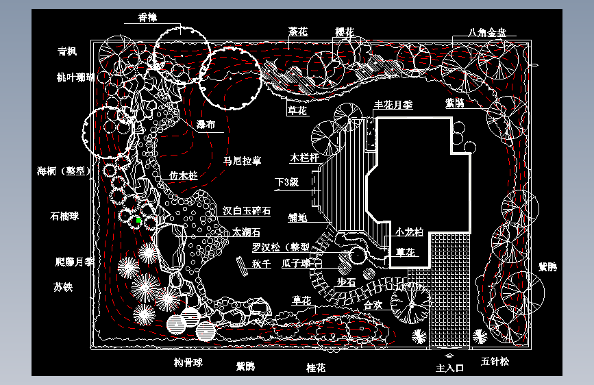 小庭院园林设计图