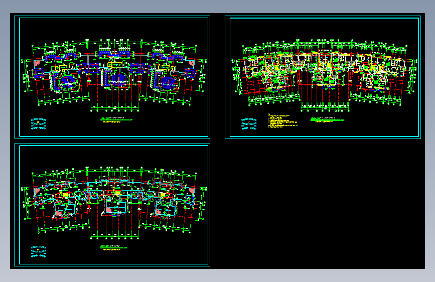 多层住宅小区总图