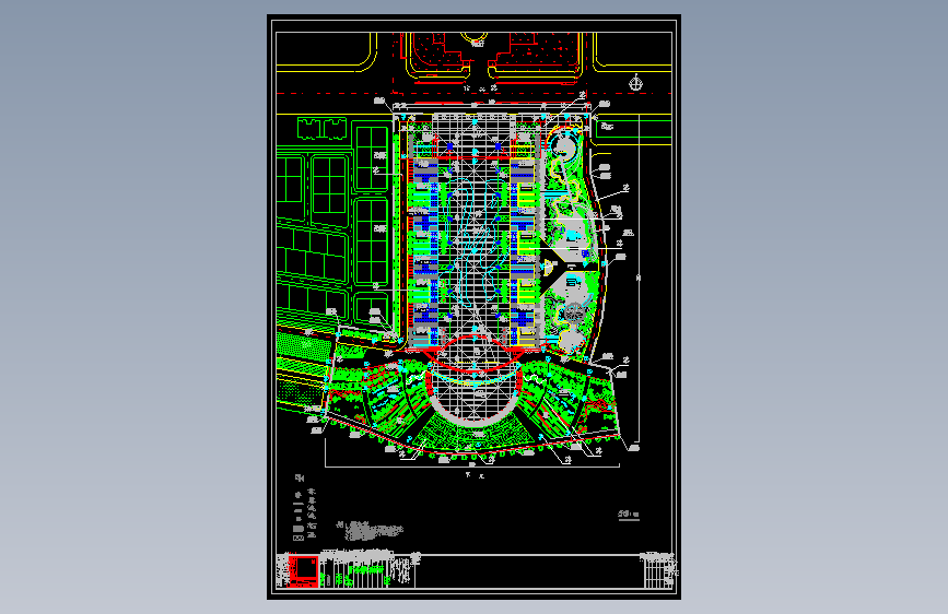 广东省东莞市石龙镇人民广场施工图