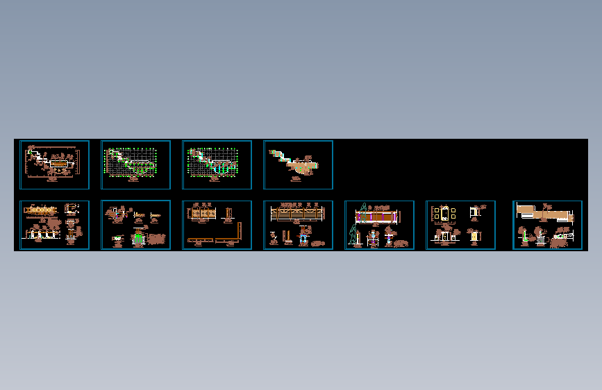 国家湿地公园景观施工图全套