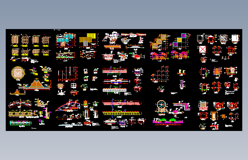 经典园林施工图