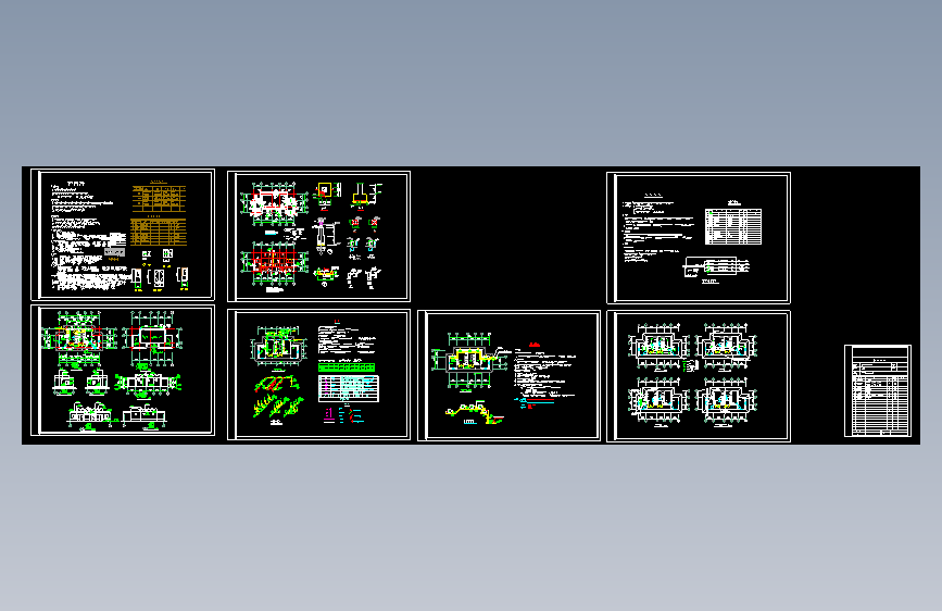 山海关莲花湖公园施工图