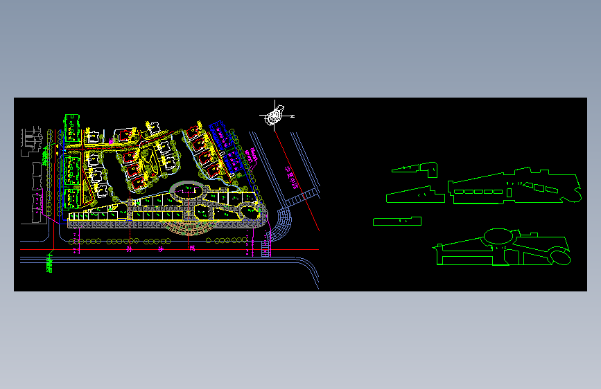 上海黄浦某大型高档综合住宅区规划