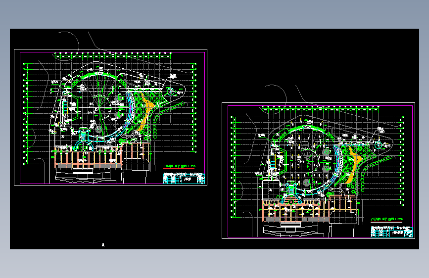渝北广场部分施工图