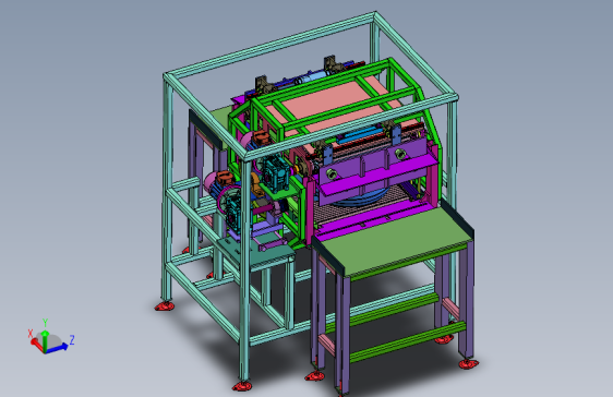 鼓式回转制动器加工设备 STEP格式