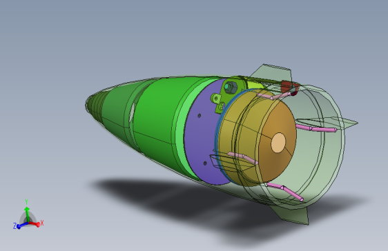CFRM弹射结构 STP格式