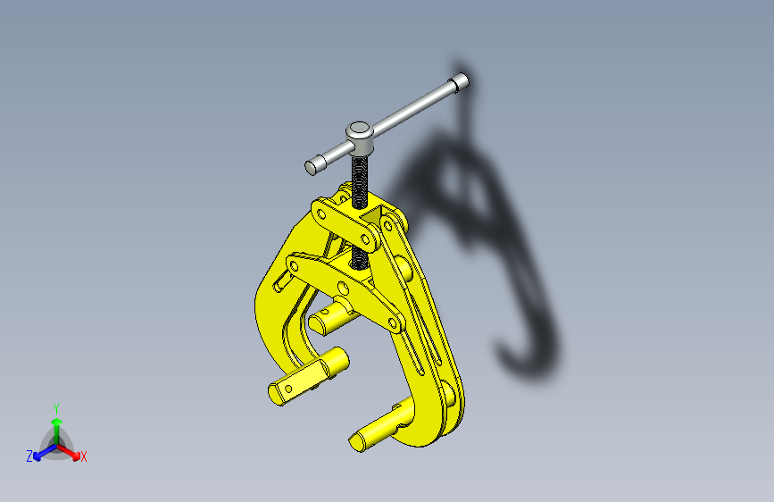 管道焊接夹具三维模型