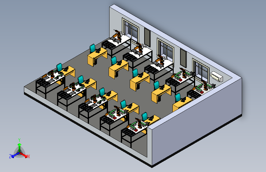 机器人实验室布局方案