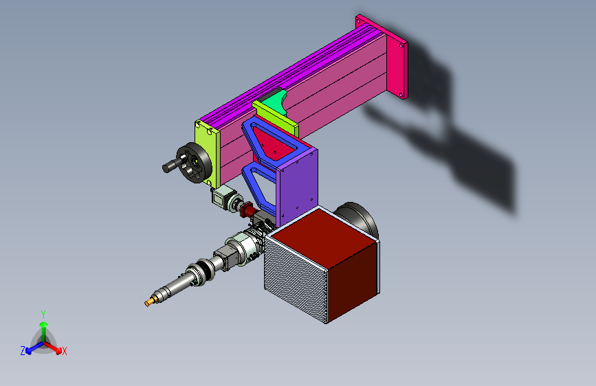 激光振镜升降机构
