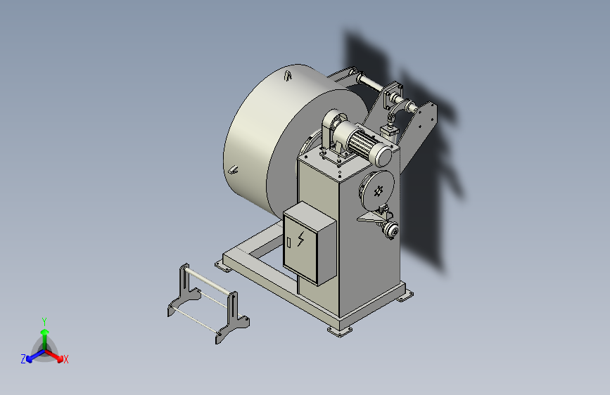 卷料放料架设备