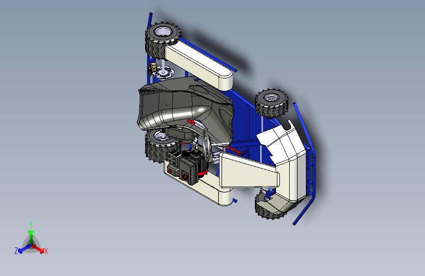 卡丁车catia模型