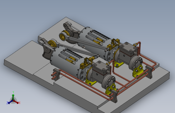 工厂布局中的双蒸汽机（Twin Steam Engines in Factory Layout） sw16