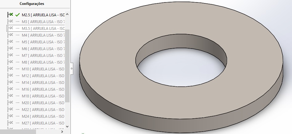 多规格光面垫圈