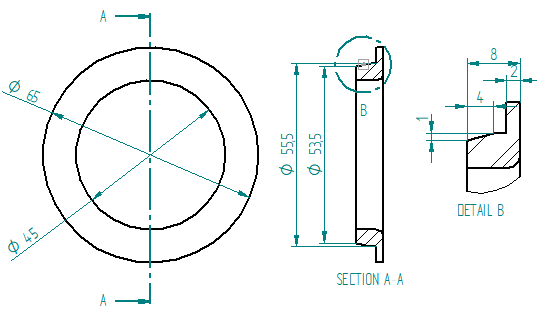 防滑适配纸轴夹