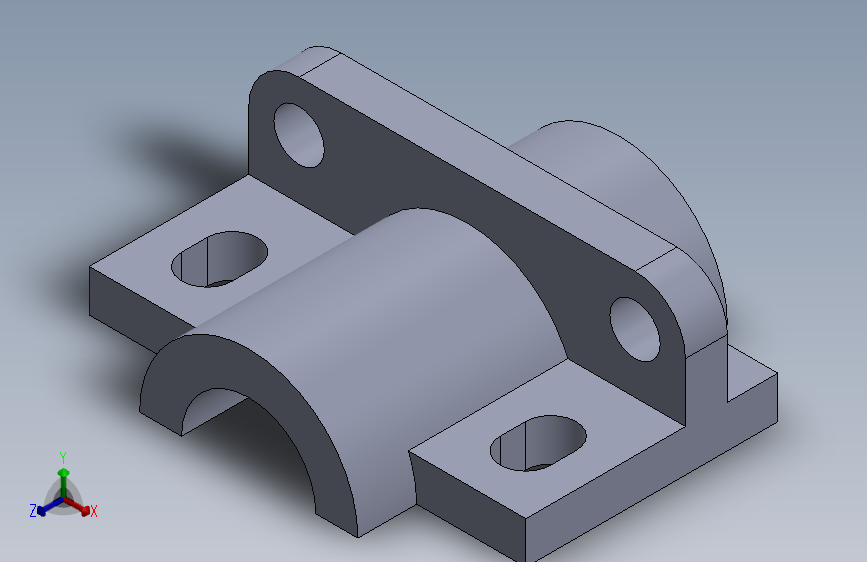 分体式轴承座底座