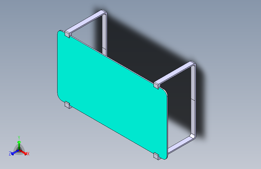 复杂精确三维桌模型