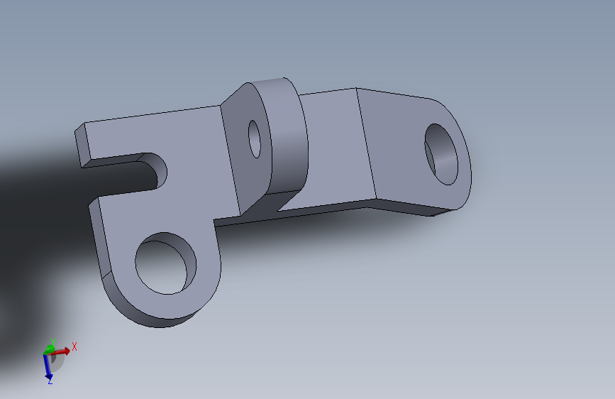 改变方向的摇臂杆