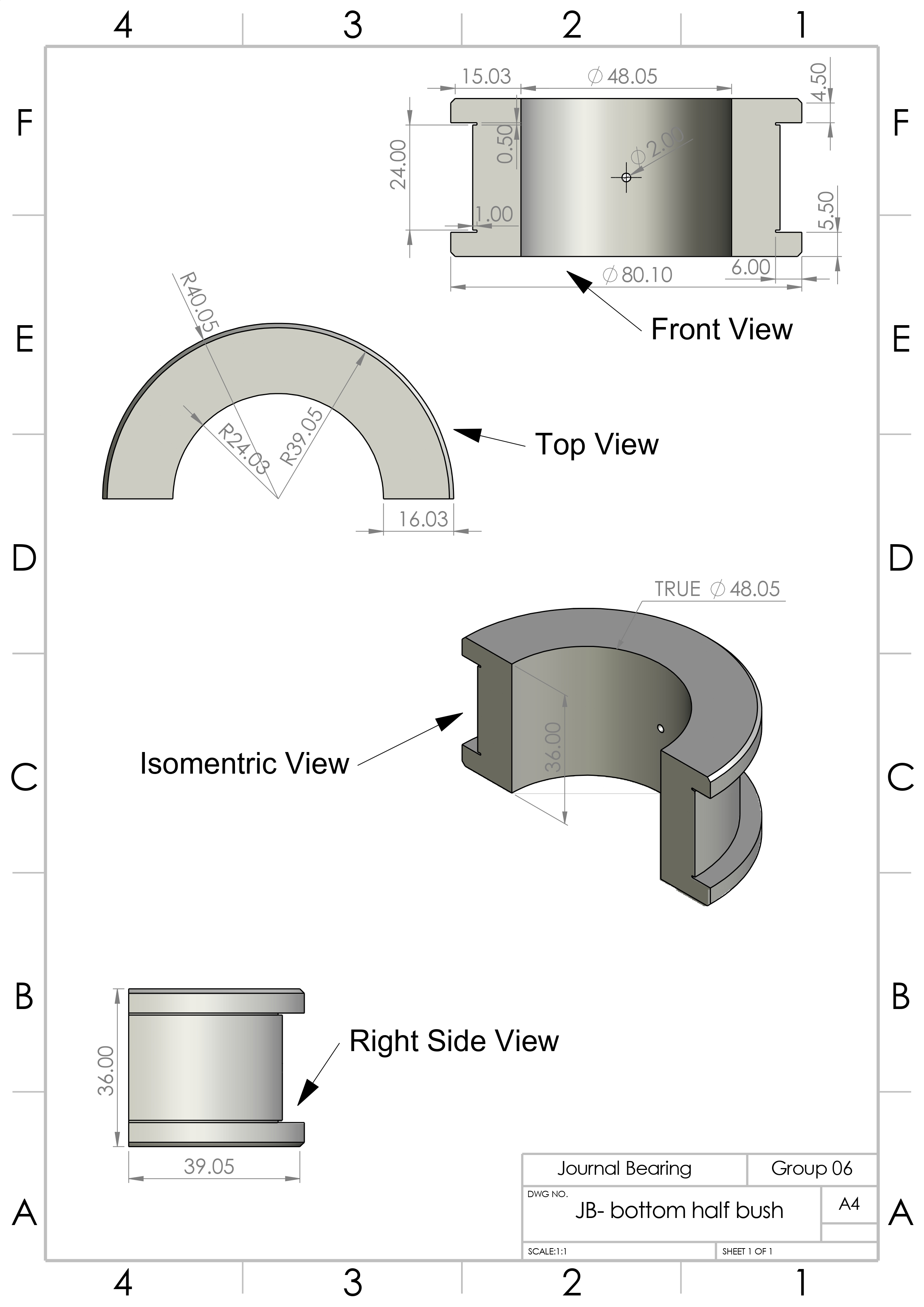高精度蒸汽轮轴承