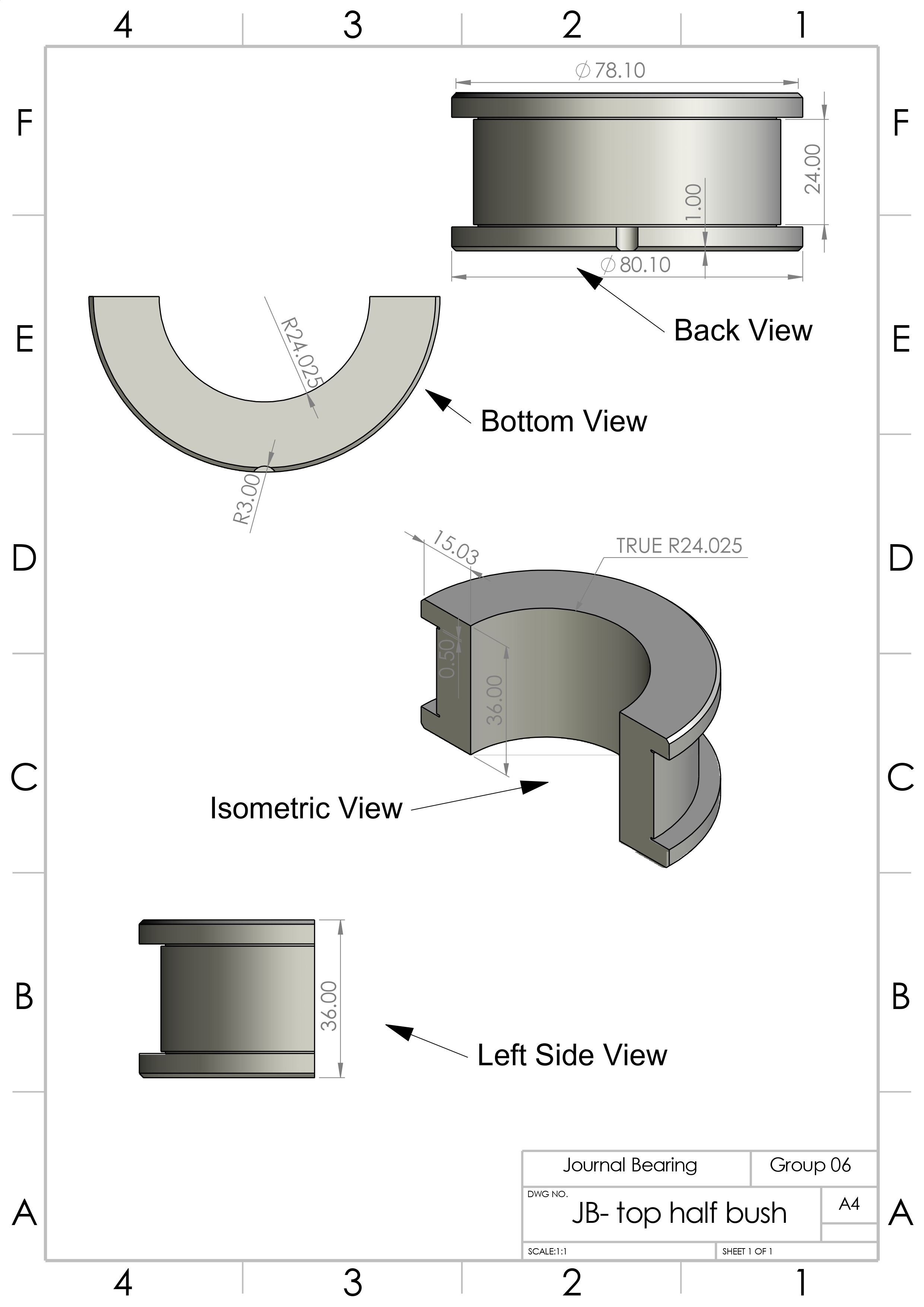 高精度蒸汽轮轴承