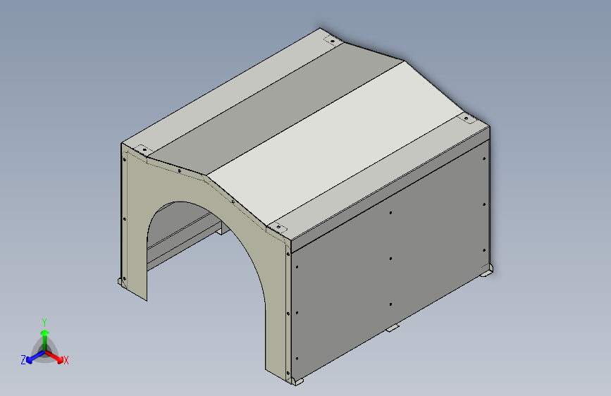 高品质可组装狗屋模型