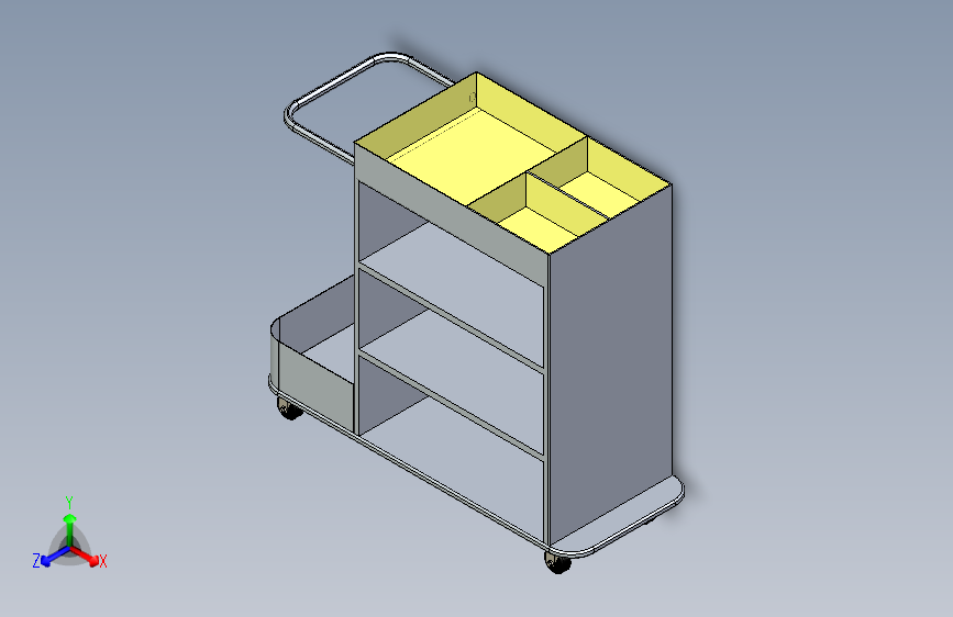 清洁工作车模型