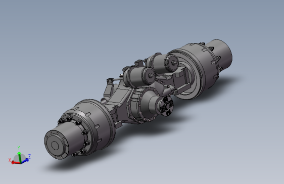 渣土车后桥组件