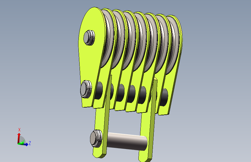 80T提梁机定滑轮组
