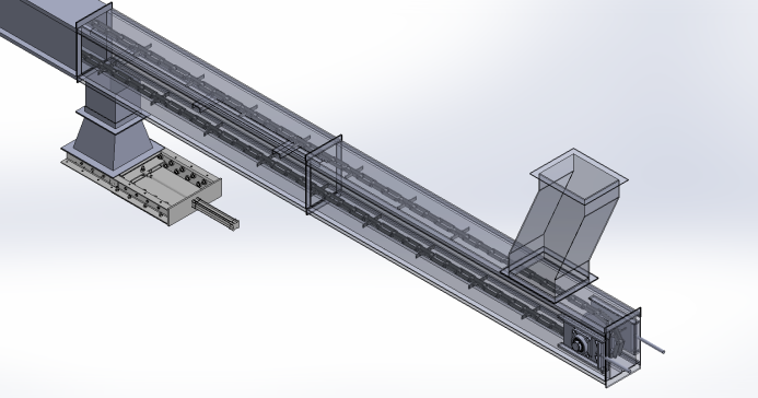 高效拖链输送机