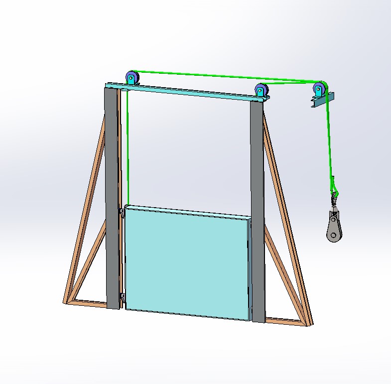 A23 自重压紧炉门