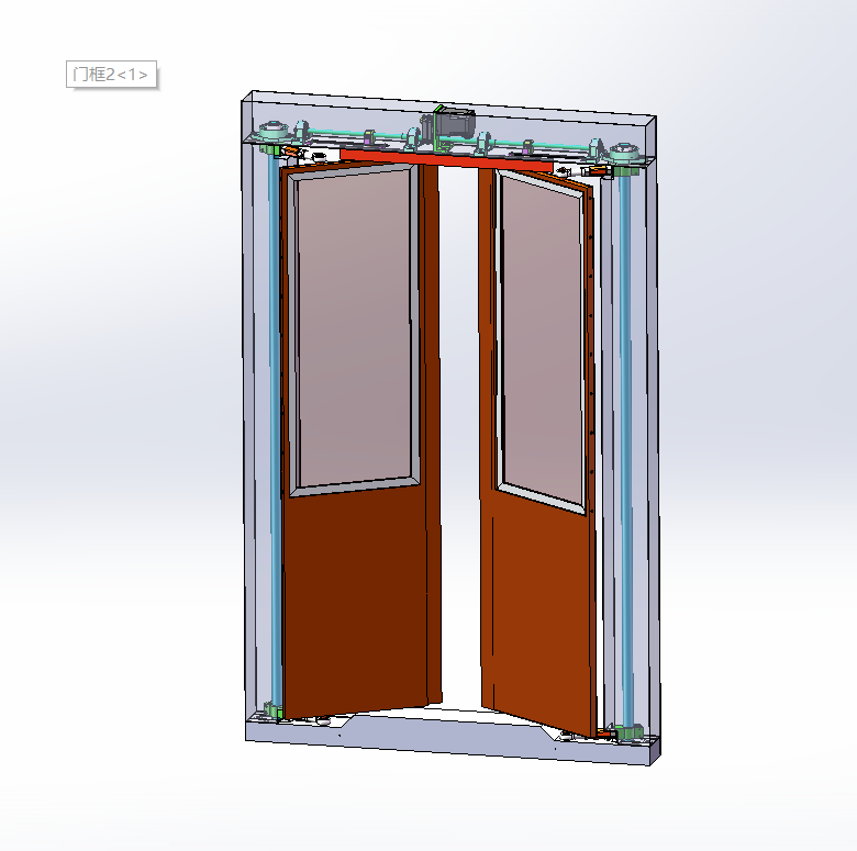 A25 对开感应门设计