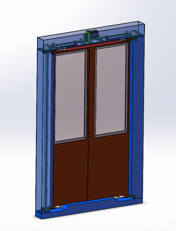 A25 对开感应门设计