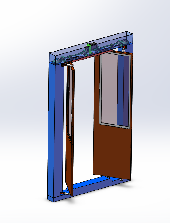 A25 对开感应门设计