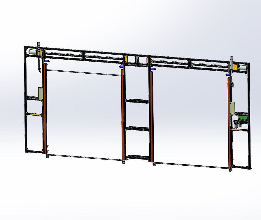 A3 铝合金卷帘门设计