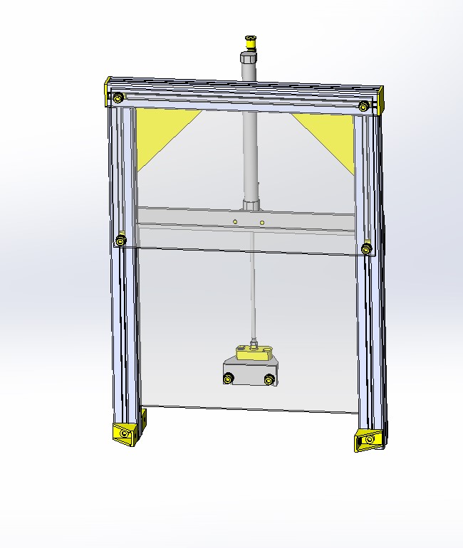 A12 沟槽导轨卷帘门机构