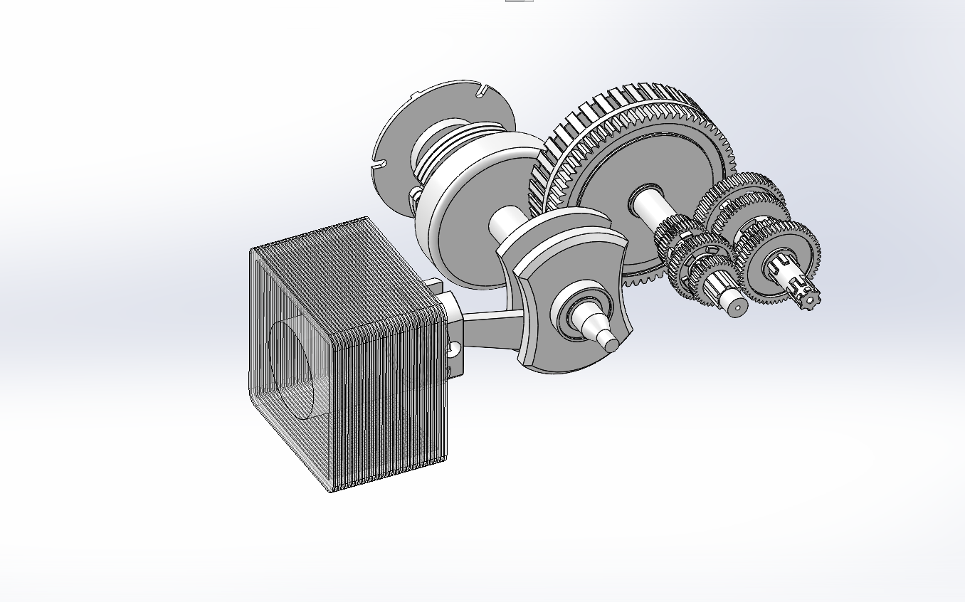 节能汽车发动机优化改造含SW三维图+说明书
