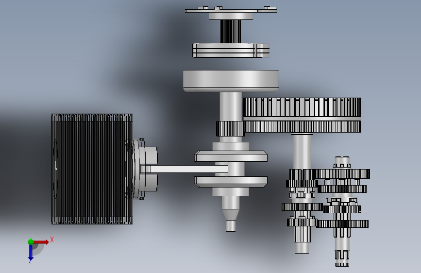 节能汽车发动机优化改造含SW三维图+说明书