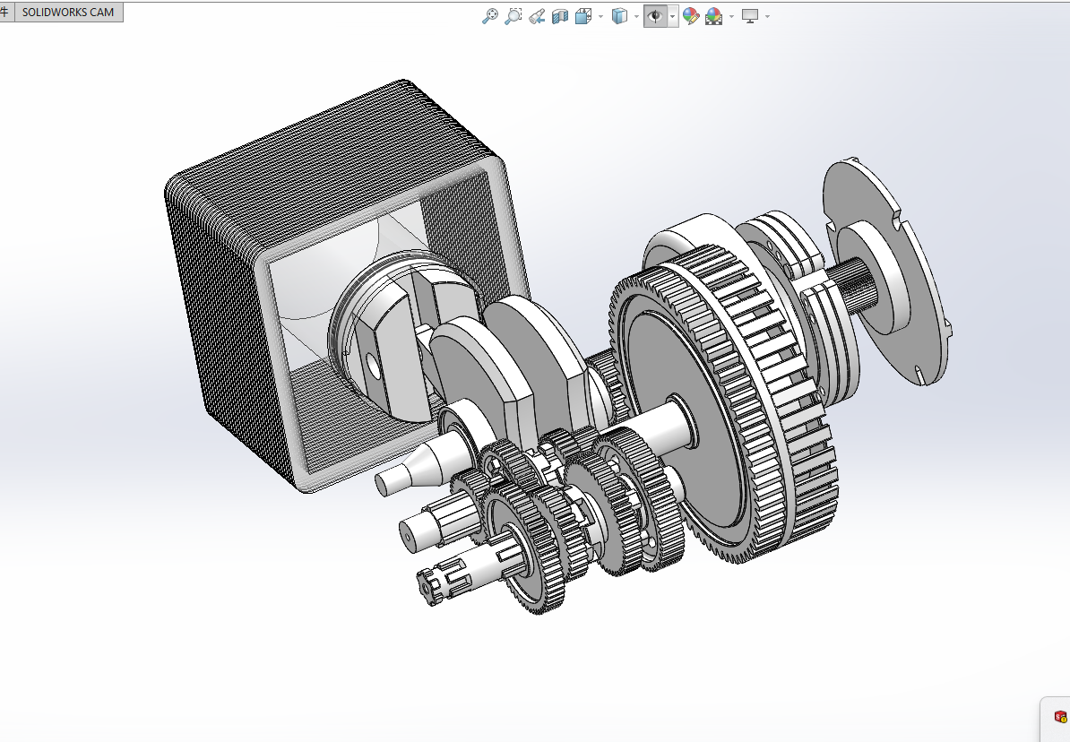 节能汽车发动机优化改造含SW三维图+说明书