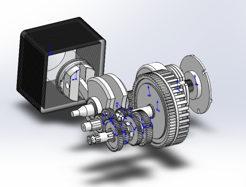 节能汽车发动机优化改造含SW三维图+说明书