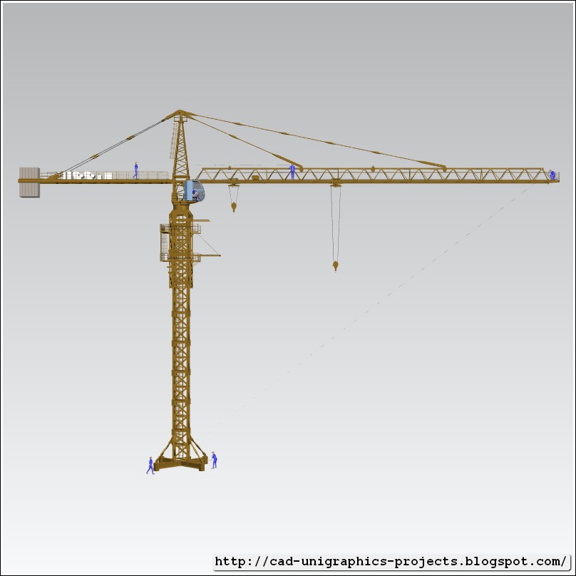 塔吊起重机SW stp UG  stl