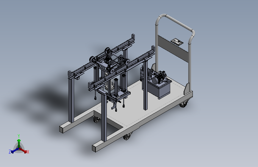 电梯承重检测用配重车
