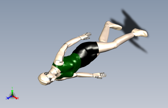 女人人人体模型设计Sw模型