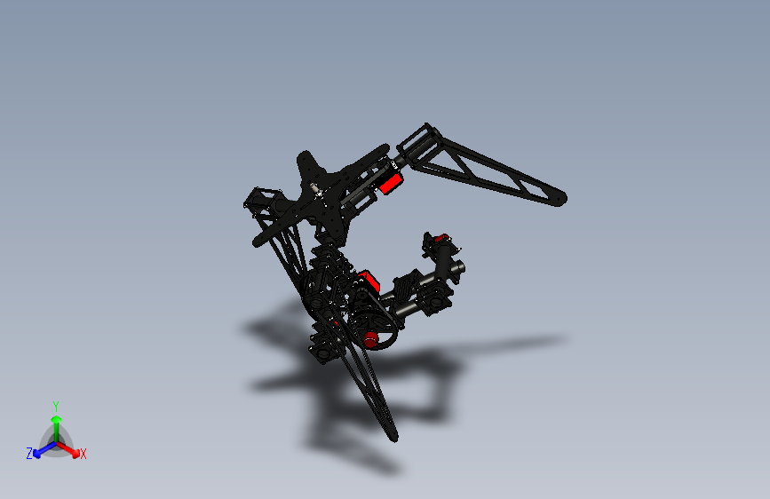 三轴摄像机云台