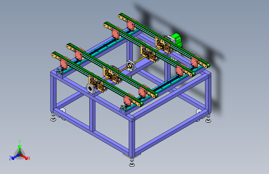 输送机宽度可调节皮带线