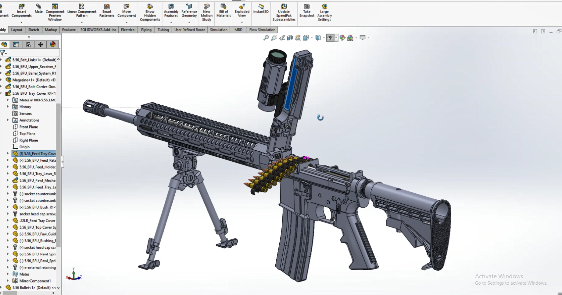 机载带式轻机枪