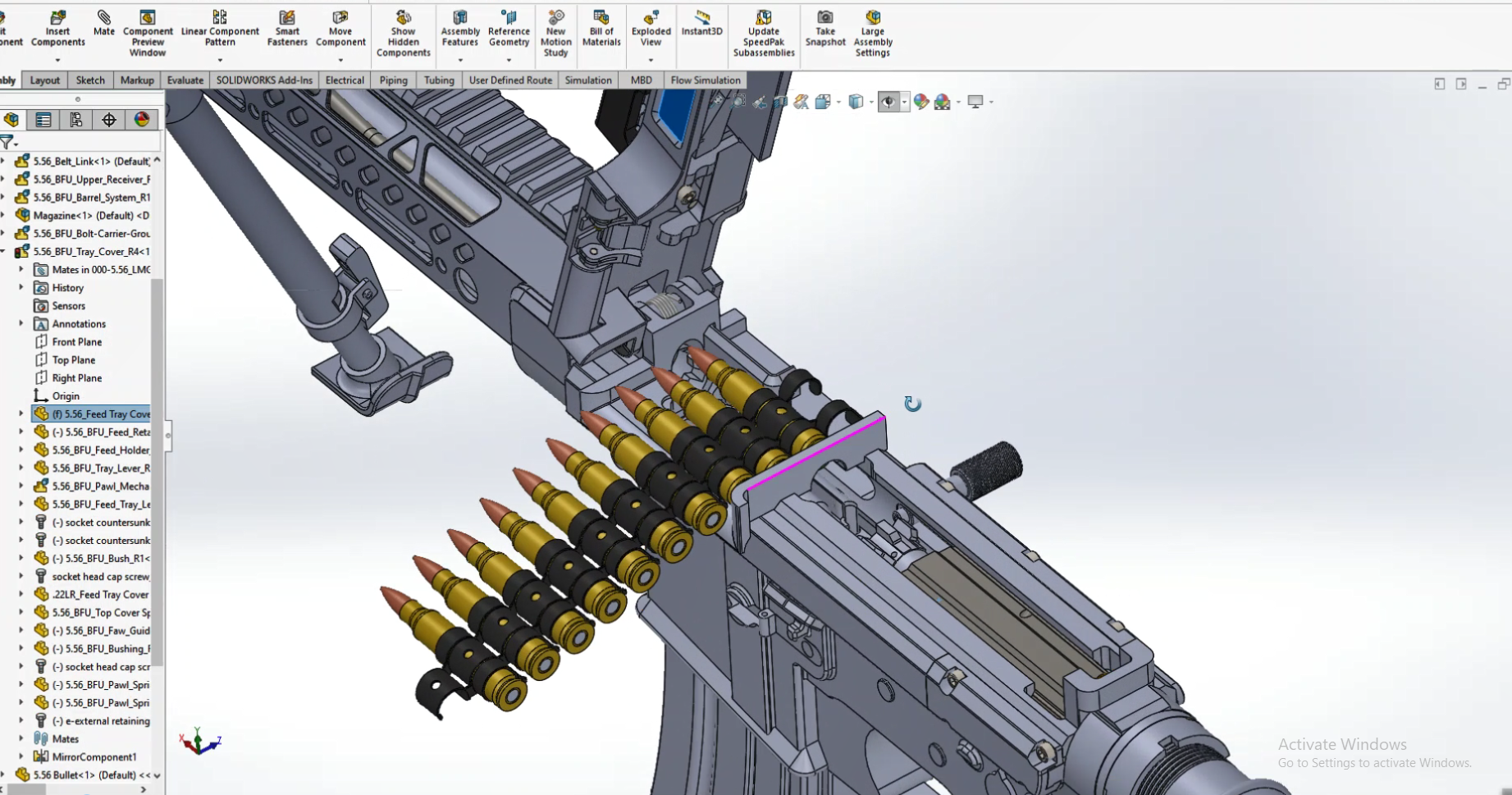 机载带式轻机枪